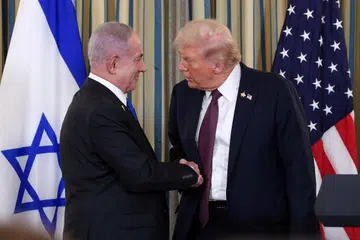 Trump, Netanyahu, damai, Palestin