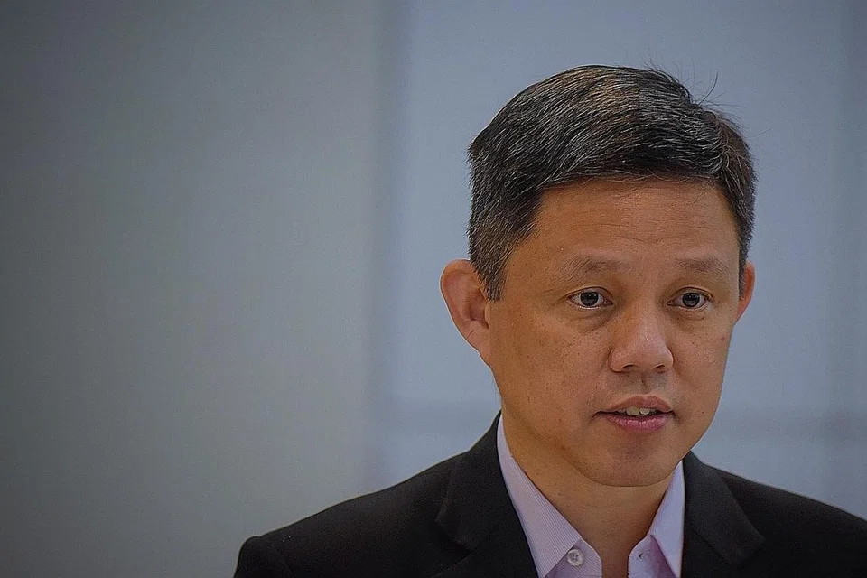 Menteri Perdagangan dan Perusahaan, Encik Chan Chun Sing (gambar atas).