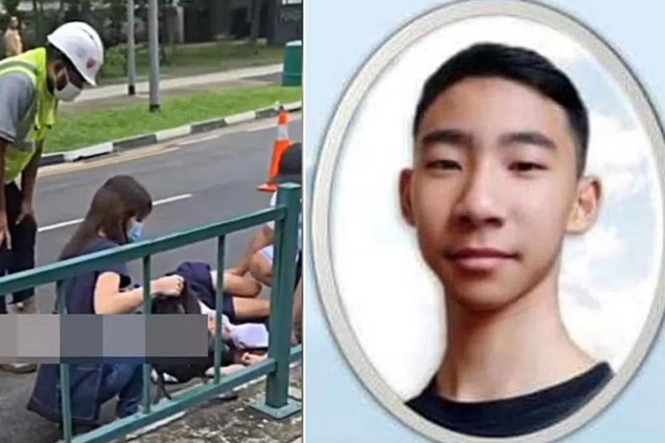 KEMALANGAN MENYEBABKAN KEMATIAN: Seorang lelaki telah didakwa selepas memandu kereta secara berbahaya menyebabkan kematian seorang pelajar lelaki menengah dua, Adriel Choo Yong Xing, 14 tahun.