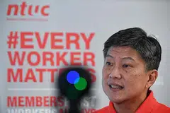 ENCIK NG CHEE MENG: Selain daripada melindungi pekerja dalam syarikat yang berkesatuan, gerakan buruh juga mahu melindungi pekerja dalam syarikat kecil dan sederhana. - Foto BH oleh KUA CHEE SIONG