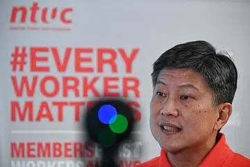 ENCIK NG CHEE MENG: Selain daripada melindungi pekerja dalam syarikat yang berkesatuan, gerakan buruh juga mahu melindungi pekerja dalam syarikat kecil dan sederhana. - Foto BH oleh KUA CHEE SIONG