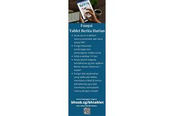 Pengalaman baca akhbar lebih canggih dengan Tablet BH
