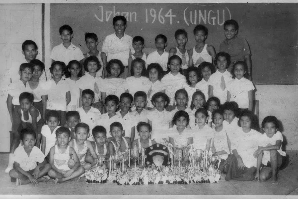 HARI SUKAN: Gambar hari sukan Sekolah Melayu Serangoon diambil pada 1964.