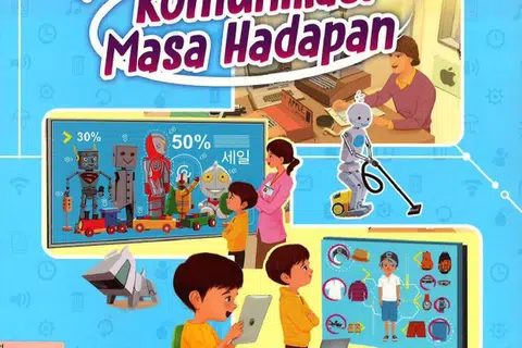 Rayyan dan Teknologi Maklumat dan Komunikasi Masa Hadapan
Nombor Panggilan: J 004.6 KIM
Satu hari, teknologi maklumat dan komunikasi di sekeliling Rayyan tiba-tiba mengalami kerosakan. Semasa mengikuti lawatan sekolah, Rayyan teruja dan mempelajari sesuatu yang baru tentang teknologi maklumat dan komunikasi masa hadapan. Mari kita belajar dan mendapatkan inspirasi bersama Rayyan dan Steve Jobs mengenai teknologi maklumat dan komunikasi.
