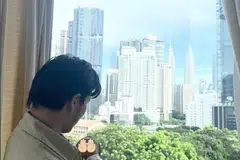 Menerusi Instagramnya, Fattah memuat naik gambar bersama puteranya, Muhammad Jarir Umar Abdul Fattah, pada 24 Jun sekitar 10.34 pagi.