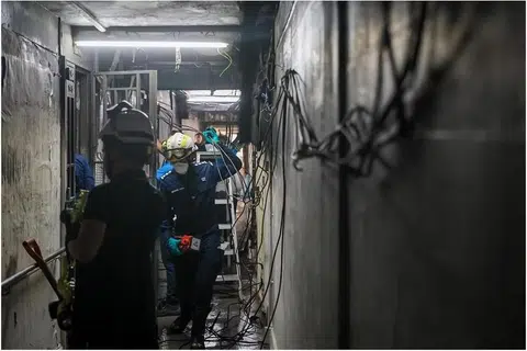 SEMAKAN SCDF: Pasukan semakan membuat beberapa saranan yang tertumpu kepada keselamatan operasi, komand dan kawalan. 