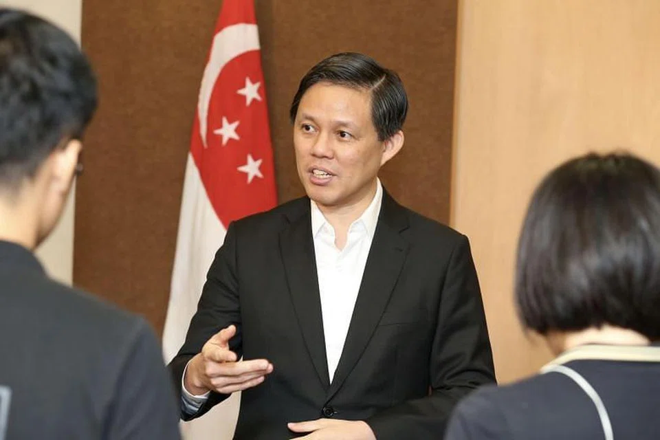 ISU PERAIRAN DEKAT TUAS: Encik Chan menerangkan respons terkini pemerintah Singapura mengenai isu perairan dekat Tuas ,kepada media dan menggesa keadaan kembali ke asal sebelum 25 Oktober.
