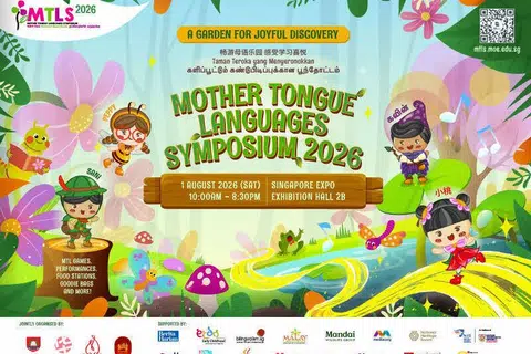 Simposium Bahasa Ibunda (MTLS) 2026 akan diadakan di Singapore Expo Dewan 2B pada 1 Ogos.