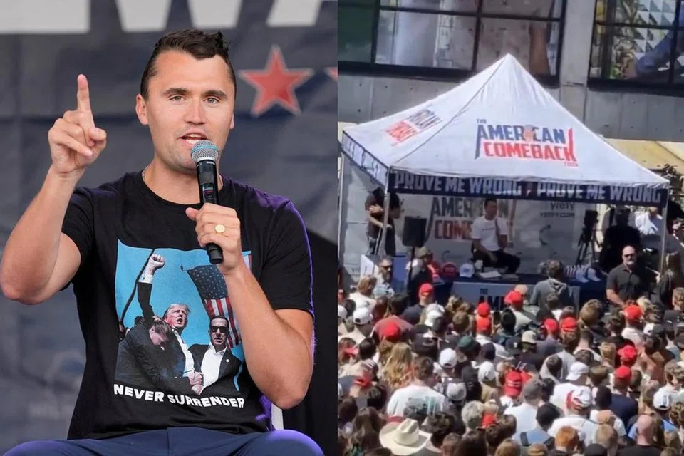 Encik Charlie Kirk sedang berucap di Universiti Utah Valley apabila satu tembakan dilepaskan.