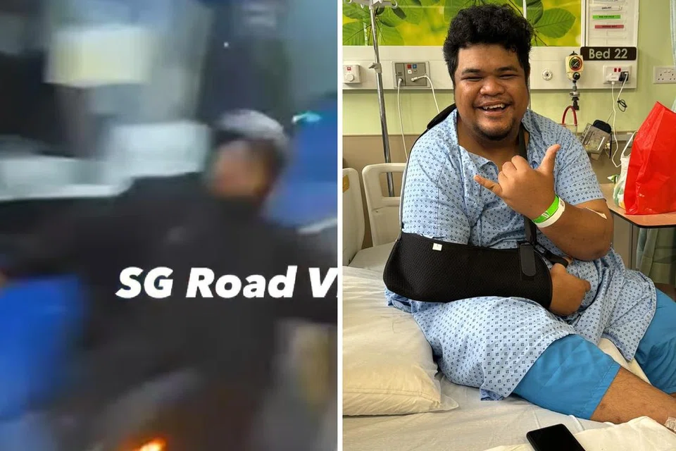 Encik Firdaus Hatta Mohammed, 33 tahun, yang dilanggar sebuah bas pada pagi 8 Januari di Clementi Avenue 6, tidak mengalami kecederaan serius.