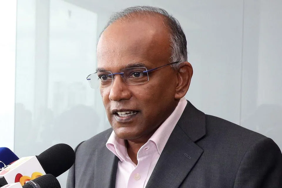 Menteri Ehwal Dalam Negeri merangkap Undang-Undang, Encik K. Shanmugam.