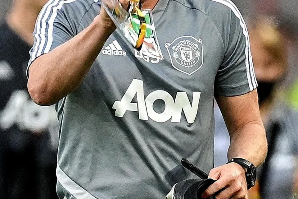  Ole Gunnar Solskjaer, pengurus Manchester United, mengenai Anthony Martial. 