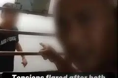 Tular di media sosial dua jiran bergaduh setelah bersemuka kerana bunyi bising daripada anak salah seorang jiran.