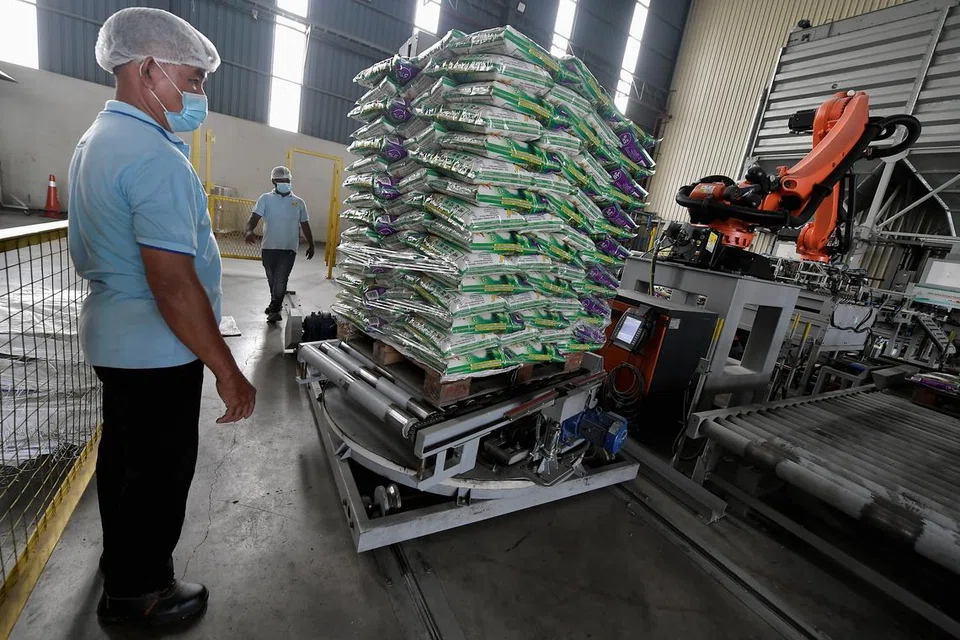 USAHA CEGAH GANGGUAN BEKALAN: Kerajaan Malaysia menetapkan had maksimum 100 kilogram bagi pembelian beras putih tempatan (BPT)  sebagai sebahagian usaha mengatasi gangguan bekalan beras itu di pasaran.