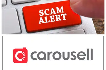 HATI-HATI KETIKA MEMBELI: Polis menasihati orang awam agar lebih berhati-hati ketika membuat pembelian dalam talian selepas satu kes penipuan melibatkan penjualan motosikal di Carousell. - Foto HIASAN SCAM ALERT