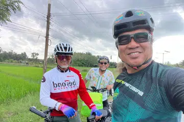 Pelakon veteran, Rafaat Hamzah, berbasikal 700km selama 9 hari