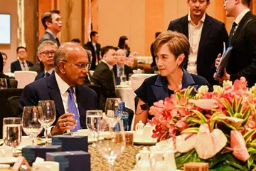josephine teo, k. shanmugam, serangan siber, UNC3386, singapura