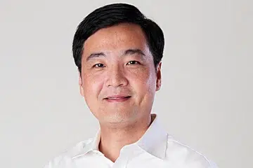 Encik Heng Chee How, Timbalan Setiausaha Agung Kongres Kesatuan Sekerja Kebangsaan (NTUC), yang juga Menteri Negara Kanan (Pertahanan).