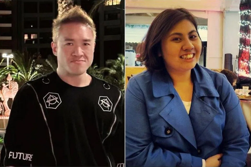 Suspek pembunuh, Mitchell Ong (kiri), didapati telah dinamakan sebagai penama tunggal bagi simpanan Tabung Simpanan Pekerja (CPF) Cik Audrey Fang.