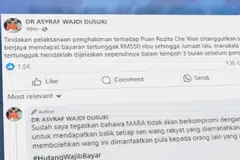 Pelakon Malaysia Rozita Che Wan atau lebih dikenali sebagai Che Ta dilaporkan sudah membayar separuh daripada keseluruhan hampir RM1 juta tunggakan hutang Majlis Amanah Rakyat (Mara) sejak 27 Disember lalu.