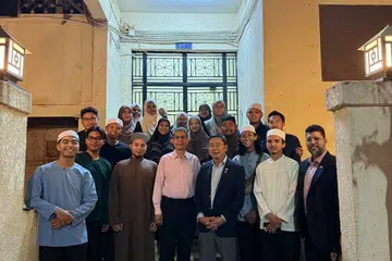 Faishal Ibrahim, Mesir, Perkemas, pelarian, Palestine