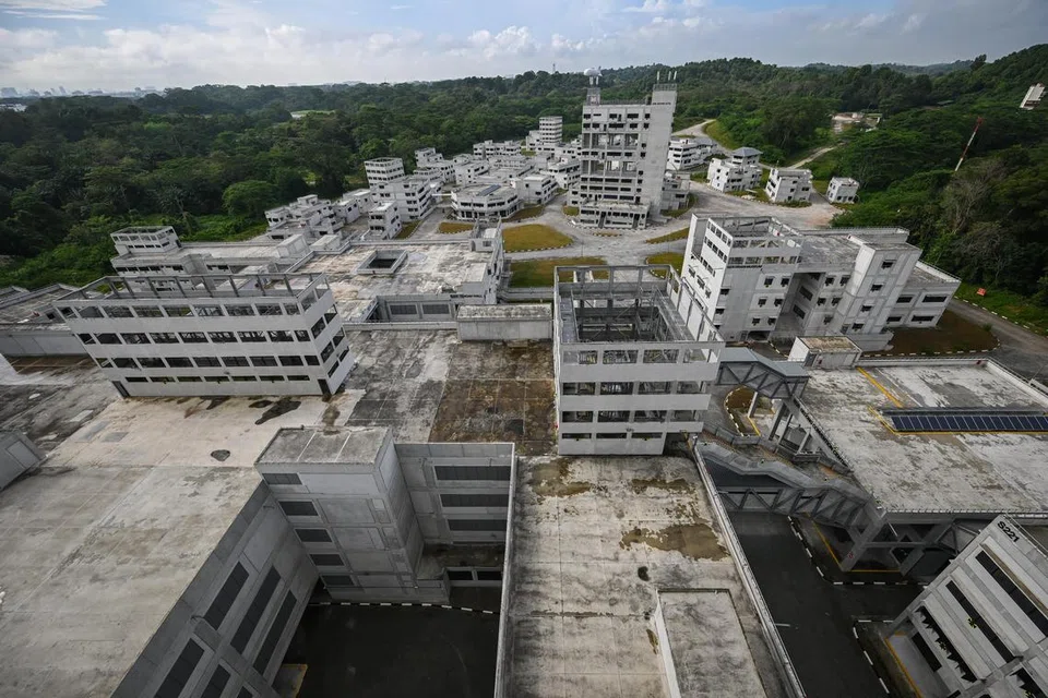 SIAP SEDIA: Dengan keluasan 17 hektar, Bandar Safti memperlengkapkan askar Angkatan Bersenjata Singapura (SAF) dalam menghadapi cabaran keselamatan yang semakin berkembang dan kompleks di Singapura. 