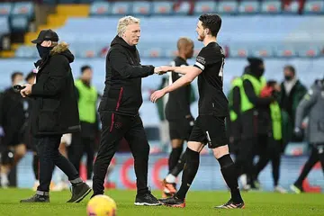 SAAT MEMBANGGAKAN: West Ham mengalahkan Aston Villa 3-1 di kubu lawan. Keputusan seperti ini menambah keyakinan Moyes bahawa West Ham cerah masa depan. - Foto REUTERS
