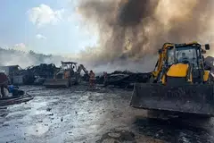 Kulai, asap, kebakaran, kilang getah