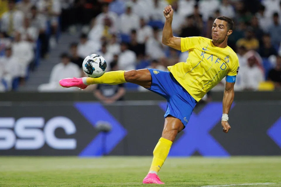 TERTARIK KE ARAB SAUDI: Penyerang Cristiano Ronaldo  menyertai kelab Liga Profesional Saudi Al-Nassr daripada Manchester United  Januari lalu.