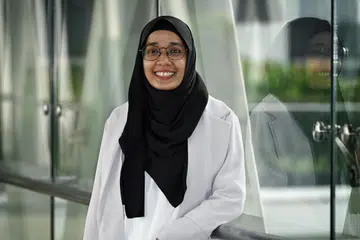 WANITA DALAM TEKNOLOGI: Cik Nur Atiqah Othman, jurutera kajian kanan di Institut Pengkomputeran Berprestasi Tinggi (IHPC) di bawah naungan A*Star, merupakan antara yang tersenarai dalam 100 Wanita Singapura dalam Teknologi (SG100WIT).
