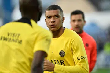 Penyerang Perancis, Kylian Mbappe, semasa beliau masih bermain dalam pasukan Paris Saint-Germain (PSG), pada 21 Mei 2023.