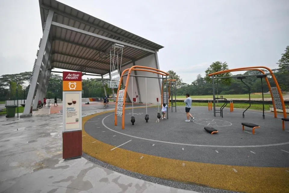 Kemudahan Sukan dalam Kejiranan (SIP) di sebelah Blok 508C Wellington Circle di Sembawang ini dibuka pada September 2022.