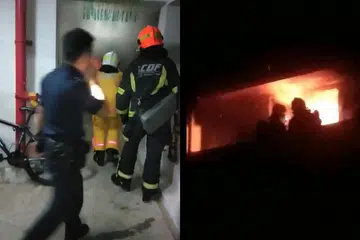 DIJILAT API: SCF berkata kebakaran di Boon Lay itu melibatkan barang dalam flat tersebut.