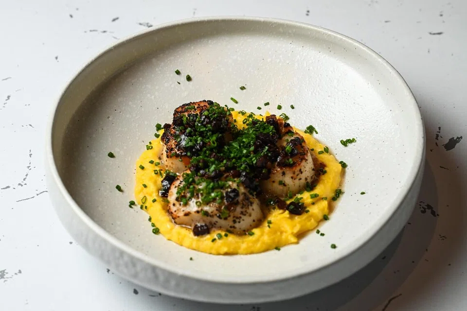 The Butcher’s Table, kekapis, grilled scallops