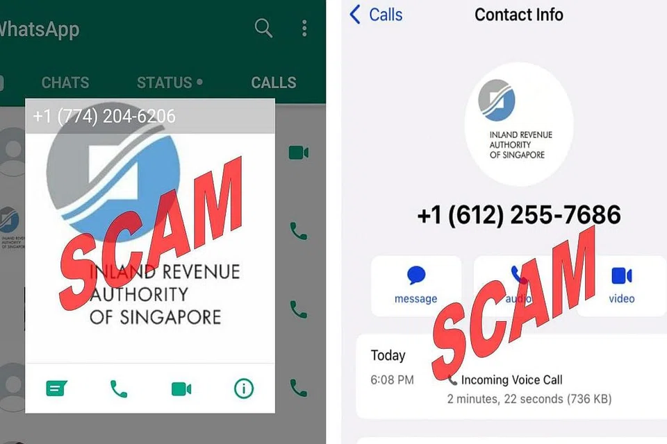 PANGGILAN TIPU MENINGKAT: Iras telah mengeluarkan tiga amaran penipuan dalam masa tujuh hari. - Foto IRAS