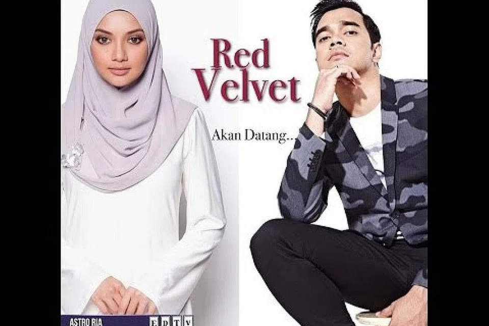 'JATUH CINTA': Alif Satar dan Neelofa akan berganding dalam drama 'Red Velvet' terbitan Astro yang akan disiarkan selepas Syawal. Alif berlakon sebagai pembuat kek yang jatuh cinta kepada wanita lakonan Neelofa. - Foto ASTRO