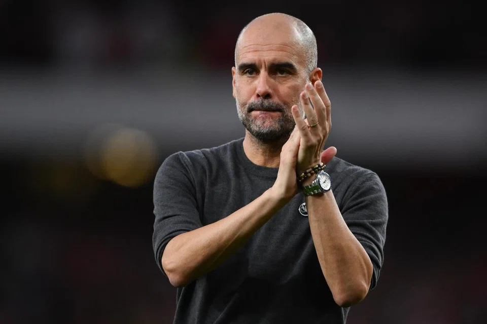 TIDAK INGIN DEDAHKAN: Pengurus Manchester City, Pep Guardiola, tahu apa berlaku berkaitan perbalahan selepas Arsenal menewaskan pasukannya.