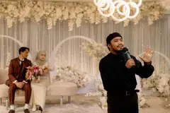 Ustaz Abdullah Ahmad, pengacara, majlis perkahwinan