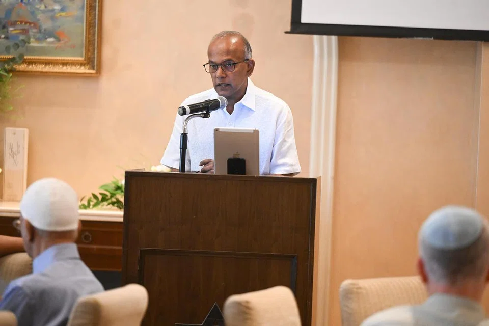 Menteri Ehwal Dalam Negeri merangkap Undang-Undang, Encik K. Shanmugam.