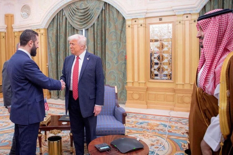 Encik Ahmed al-Sharaa, encik donald trump, riyadh