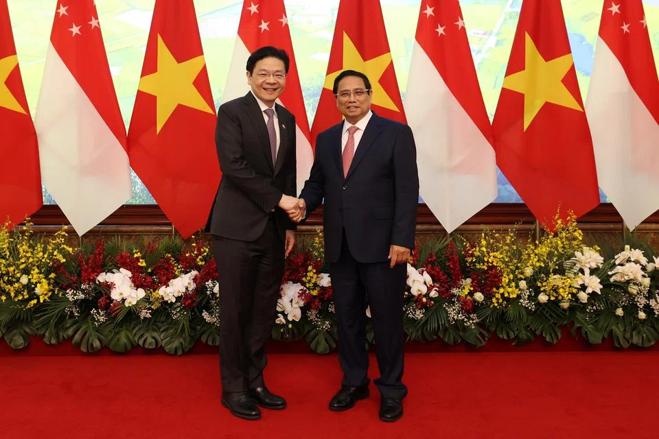 Perdana Menteri, Encik Lawrence Wong bertemu Perdana Menteri Vietnam, Encik Pham Minh Chinh di Hanoi, Vietnam pada 25 Mac.