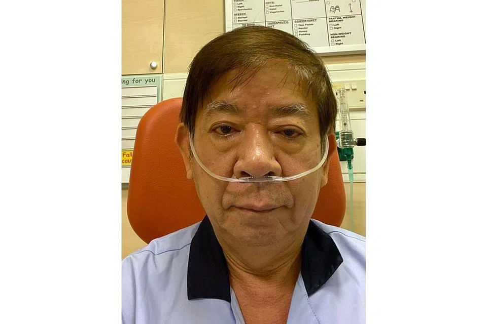 DIMASUKKAN KE HOSPITAL: Encik Khaw Boon Wan berkata beliau menjalani ujian swab Covid-19 tetapi negatif. Encik Khaw memang mengesyaki beliau dijangkiti denggi kerana kawasannya ialah zon penyakit itu. - Foto KHAW BOON WAN / FACEBOOK