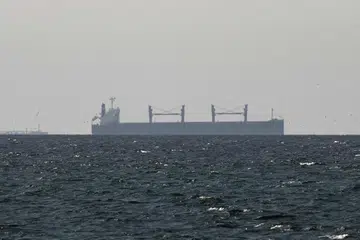 Sebuah kapal tangki berlayar di Teluk berhampiran Selat Hormuz, di tengah konflik antara Amerika Syarikat dan Israel dengan Iran, pada 11 Mac.