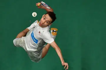 SEDANG DIRAWAT: Lee yang kini sedang dirawat di Taiwan sedang berehat dan beransur pulih, semasa perlawanan menentang Tommy Sugiarto dari Indonesia di pertandingan Badminton Terbuka Malaysia di Kuala Lumpur pada 30 Jun 2018.