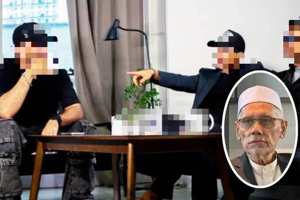 Satu laman web penstriman berkongsi gambar bersama ‘hot daddy’ yang didakwa terbabit aktiviti persundalan di media sosial, mendapat kritikan banyak pihak. Gambar kecil: Mufti Pulau Pinang, Datuk Seri Dr Wan Salim Wan Mohd Noor.