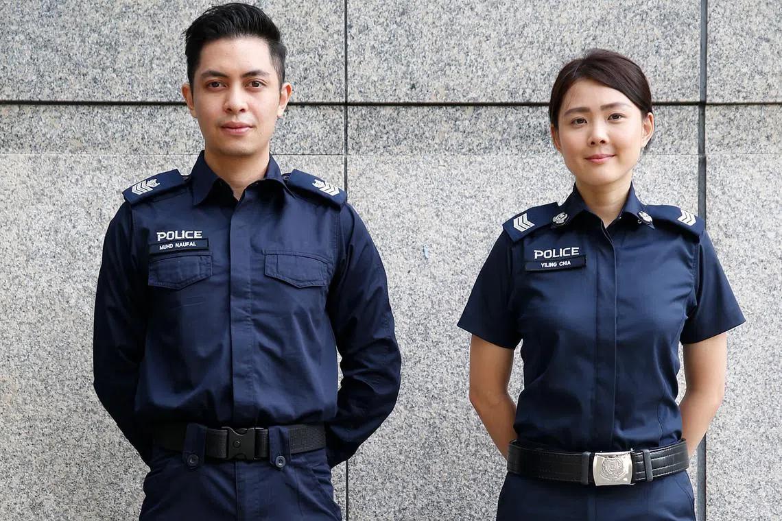 Polis gunakan uniform baru lebih selesa, Berita Singapura - Beritaharian.sg