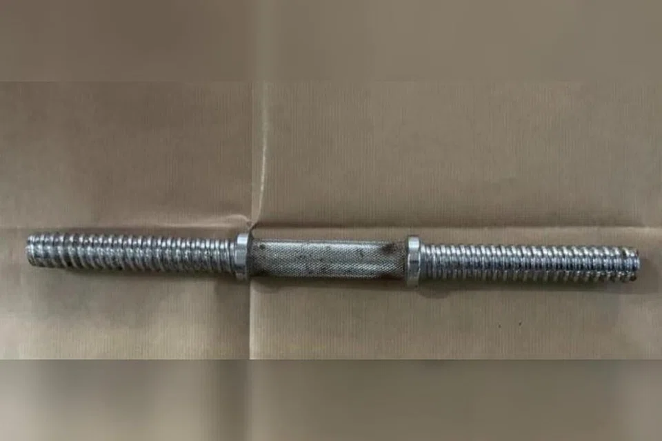 rompak, besi dumbel, tampines, serang, wania