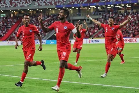 SIAP SEDIA: Bagi persiapan menghadapi kelayakan Piala Asia, pasukan Singa dijangka akan mengadakan perlawanan persahabatan pada Mac nanti. - Foto fail