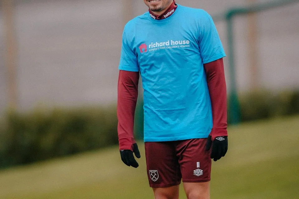 Muka baru West Ham, Kalvin Phillips, yang dipinjamkan dari City semasa jendela pemindahan Januari.