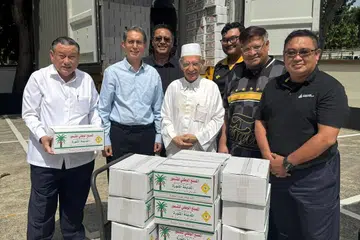 Perkhidmatan Penjara S’pura, kurma, derma Masjid Ba’alwie, Faishal